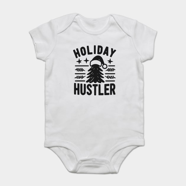 Holiday Hustler Baby Bodysuit by Frank Ring